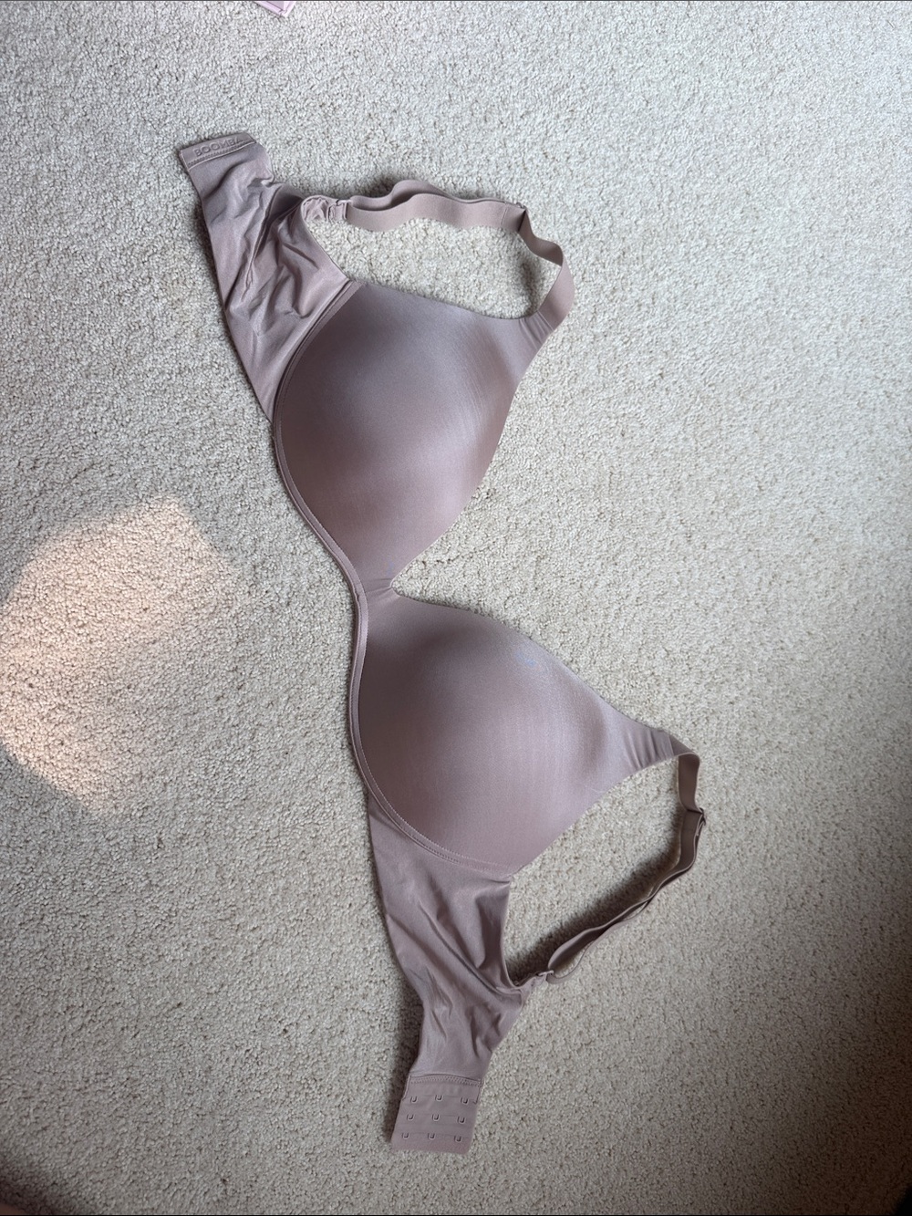 Molded Light Mauve Everyday T-Shirt Bra with Smooth Finish